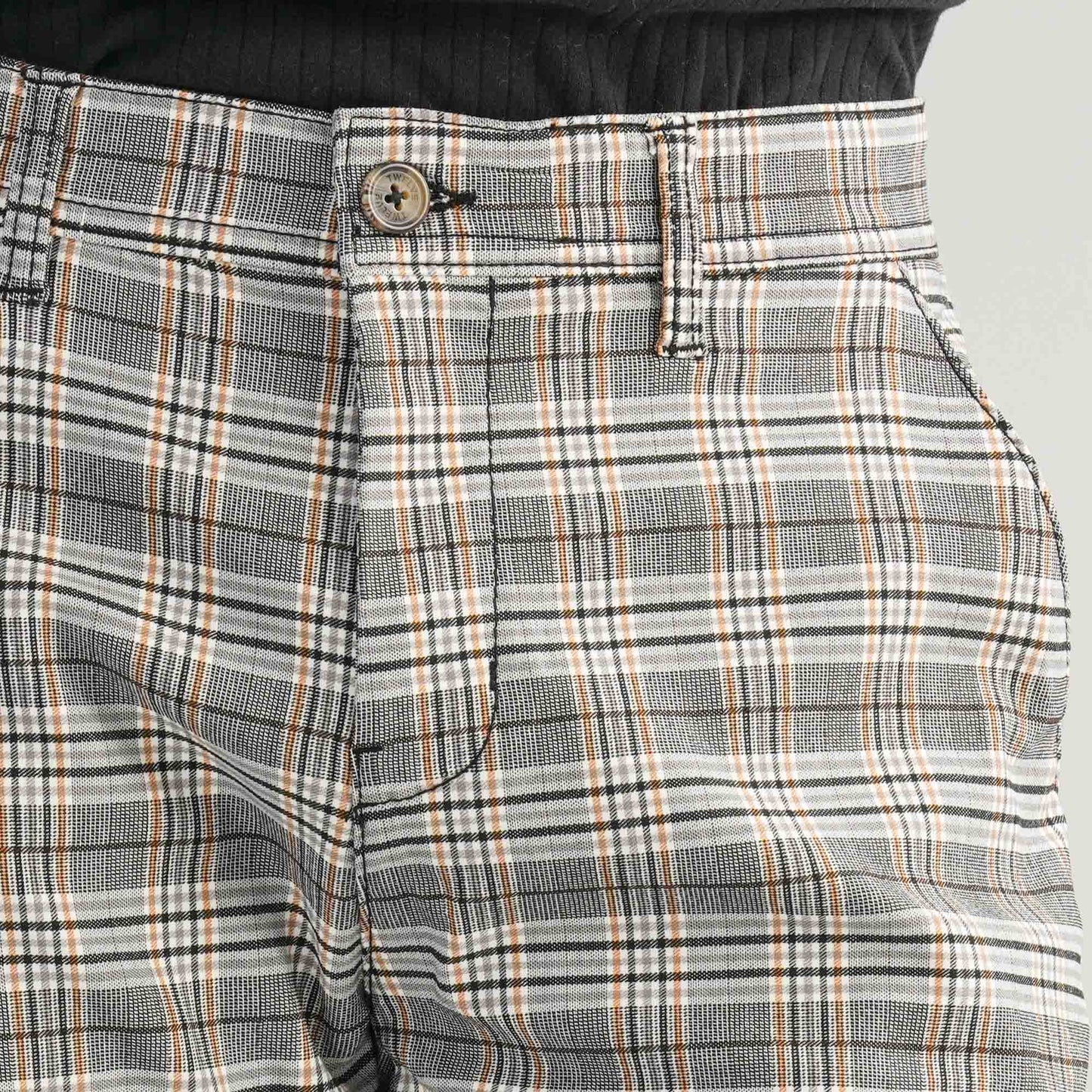 Mens Twill Check Pant