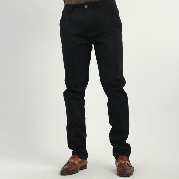 Men's Black Twill Pants