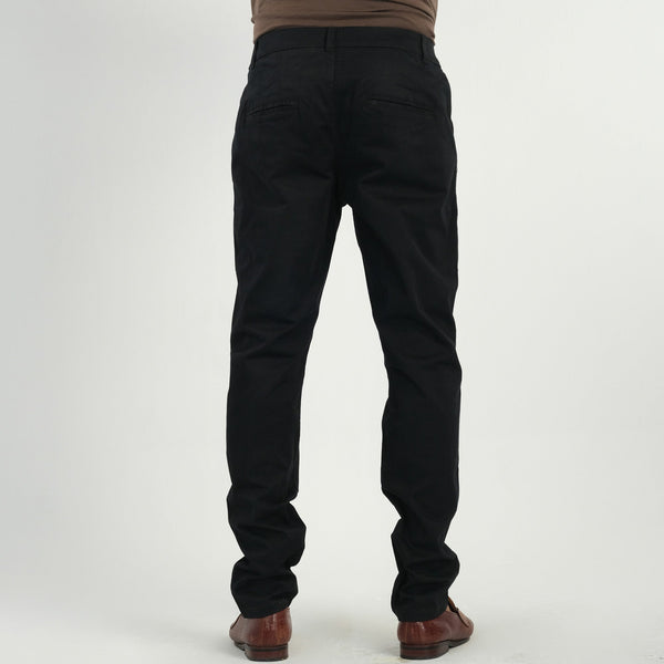 Men's Black Twill Pants