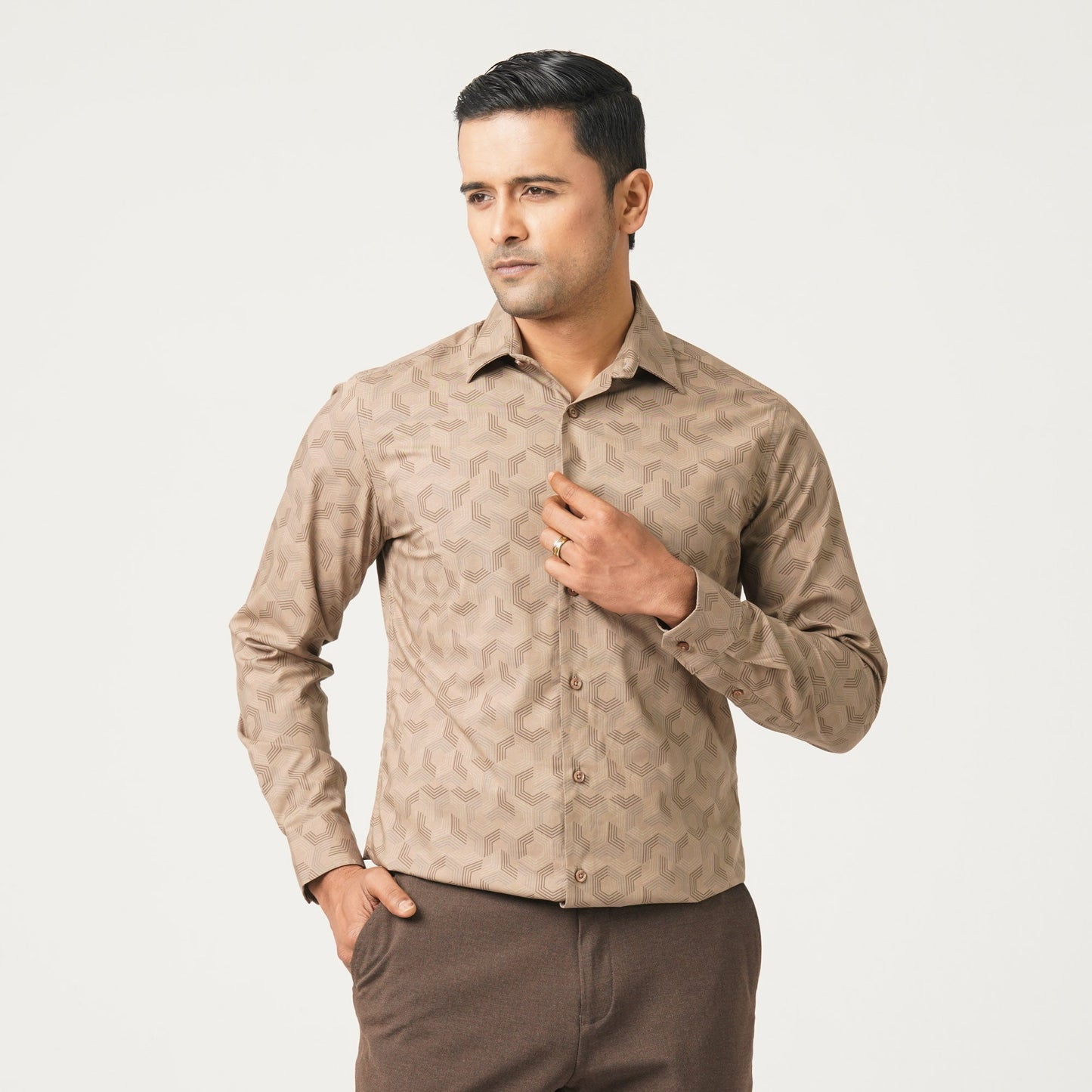 Men’s Bamboo Blended Casual Shirt
