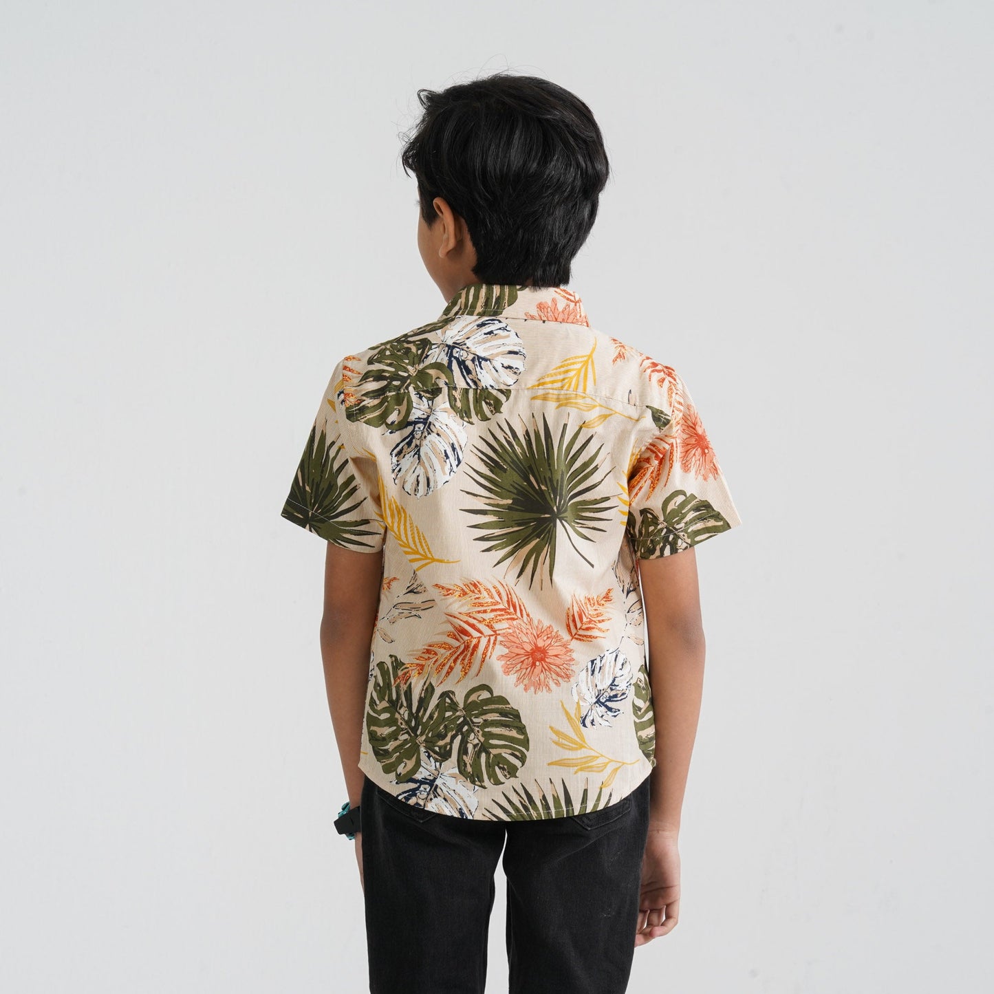 Baby Boy’s Green Cotton Shirt