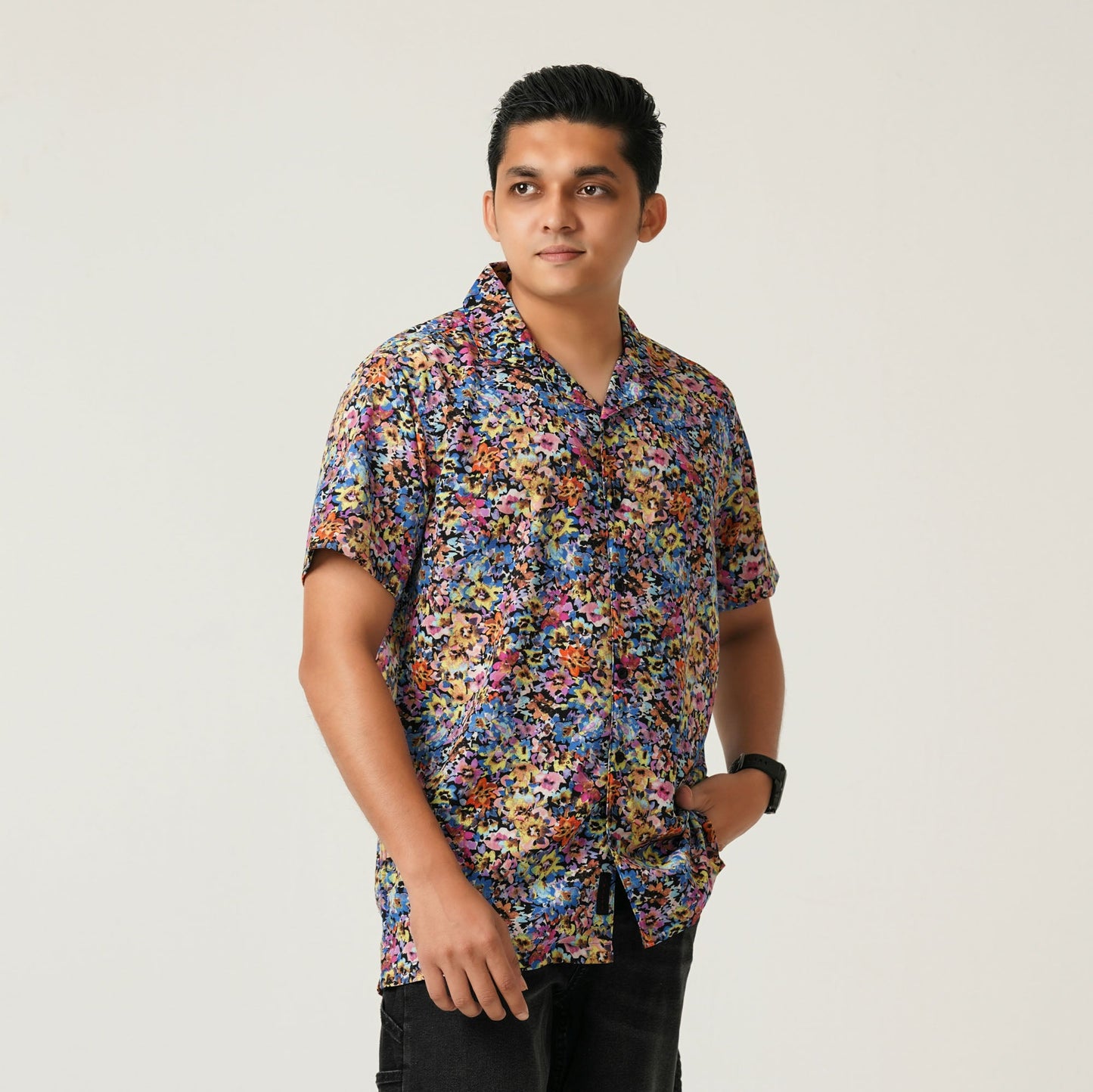 Mens Blue Casual Shirt