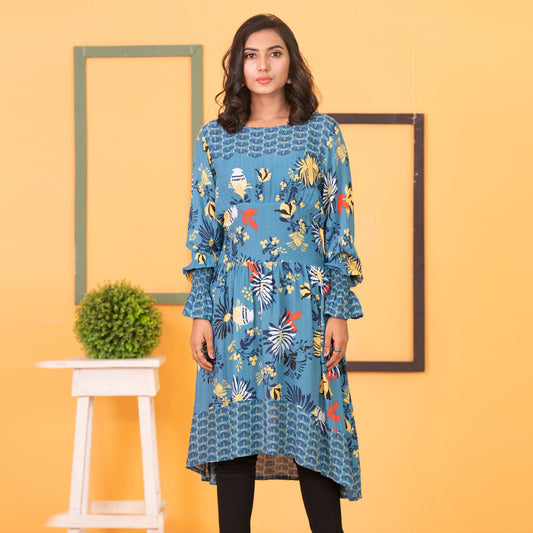 Ladies Dress- Deep Paste