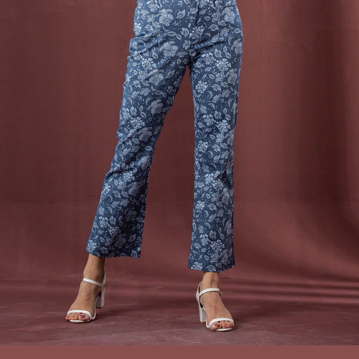 Womens Pant-Pigeon Blue