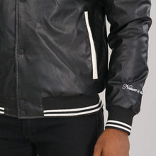 Load image into Gallery viewer, Mens White &amp; Black PU Jacket
