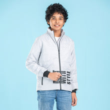 Load image into Gallery viewer, BOYS QUILTING JACKET- GREY
