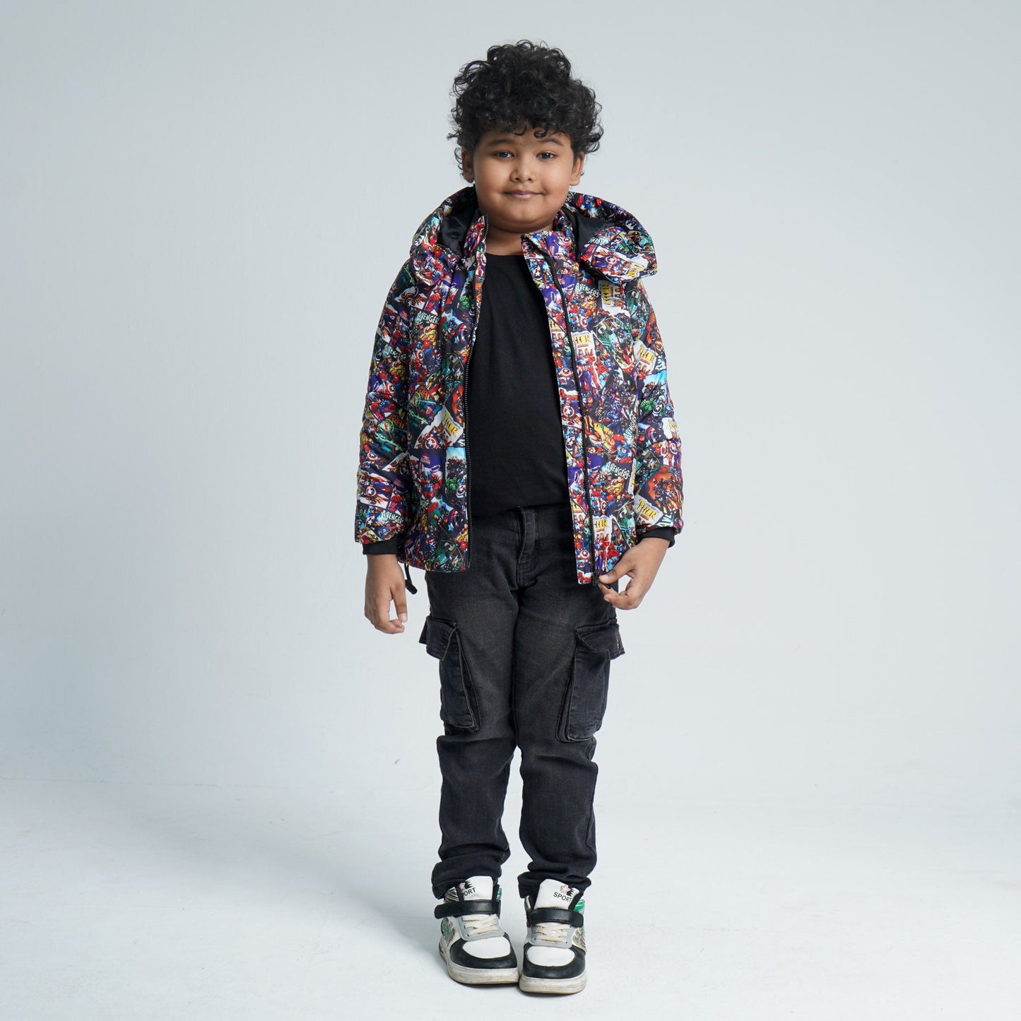 Baby Boys Multi Color Quilt Jacket
