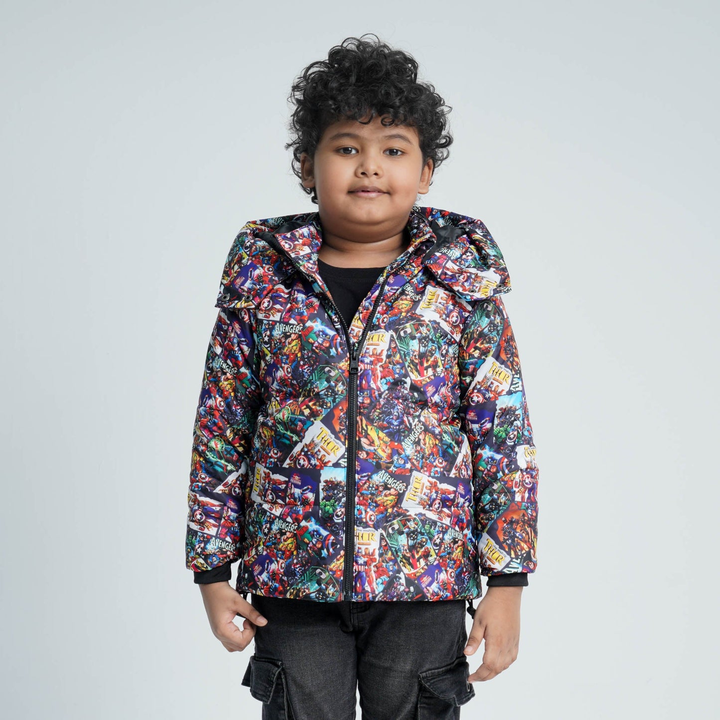 Baby Boys Multi Color Quilt Jacket