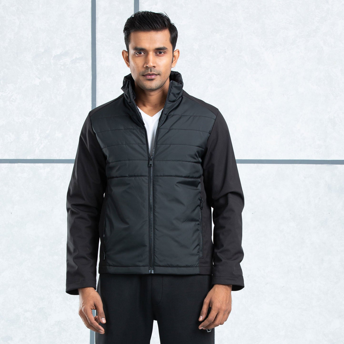 Mens Quilting Jacket- Black