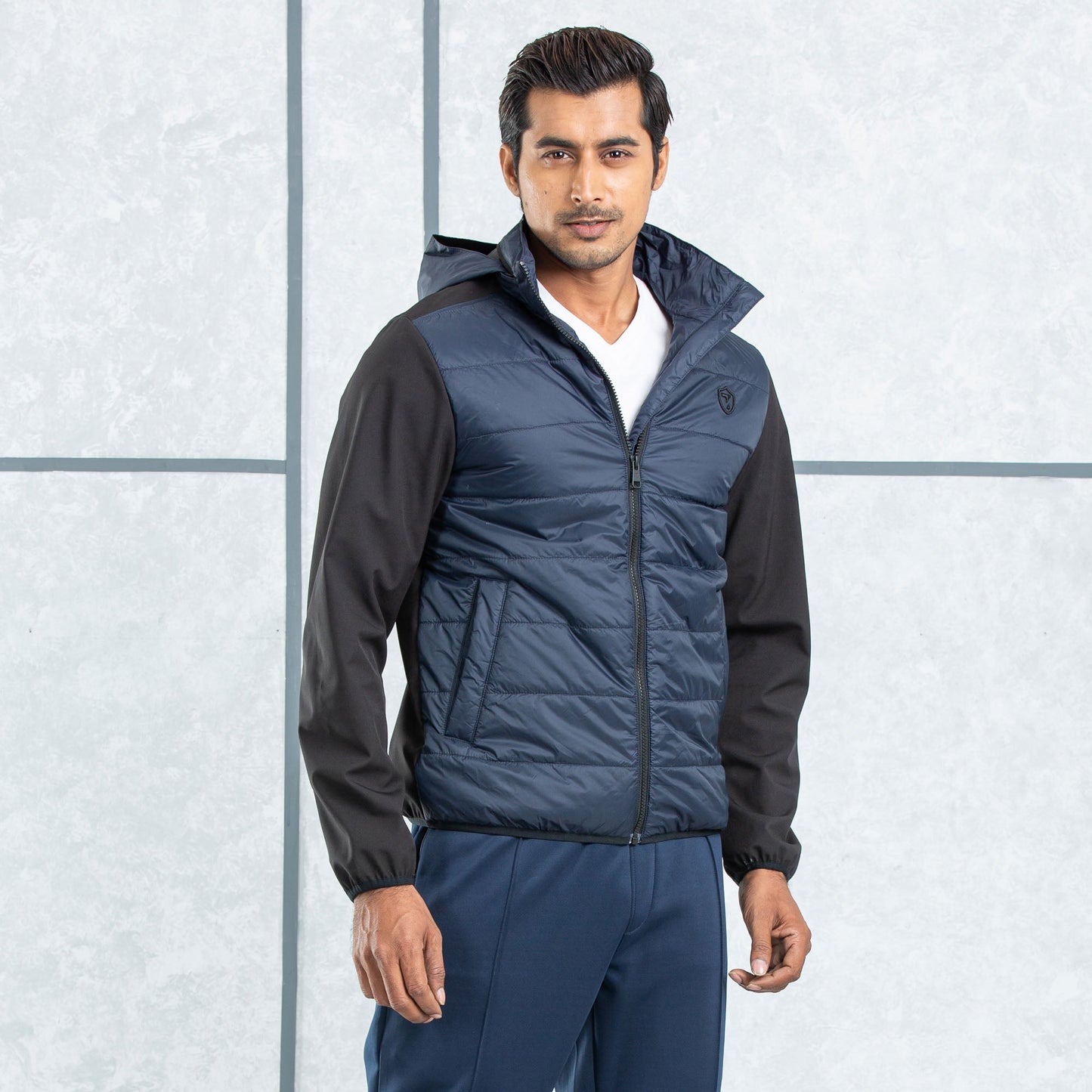 Mens Quilting Jacket- Black