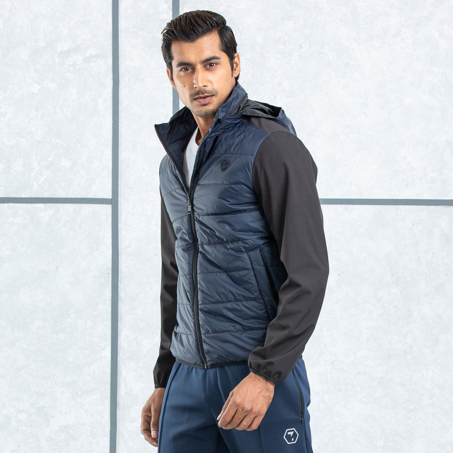 Mens Quilting Jacket- Black