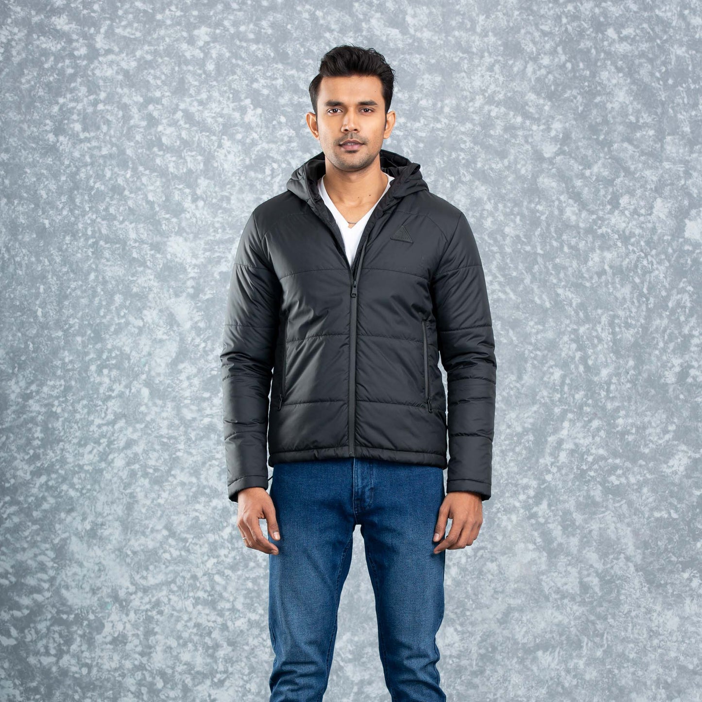 MENS QUILTING JACKET- BLACK