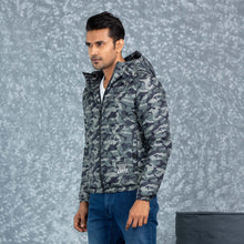 Load image into Gallery viewer, MENS QUILTING JACKET- BLACK/OLIVE
