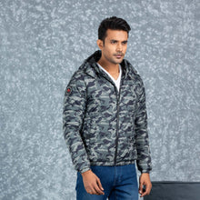 Load image into Gallery viewer, MENS QUILTING JACKET- BLACK/OLIVE
