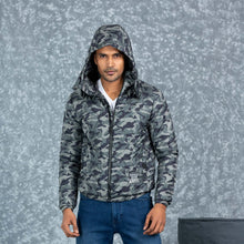 Load image into Gallery viewer, MENS QUILTING JACKET- BLACK/OLIVE
