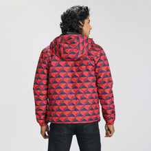 Load image into Gallery viewer, Mens Red Quilted Jacket
