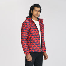 Load image into Gallery viewer, Mens Red Quilted Jacket
