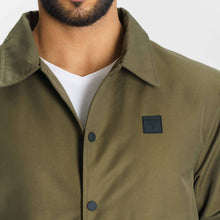 Load image into Gallery viewer, Men’s Olive Shacket
