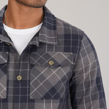 Load image into Gallery viewer, MENS SHACKET-GREY CHECK
