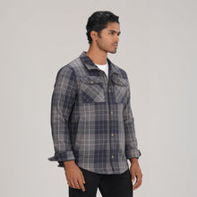 Load image into Gallery viewer, MENS SHACKET-GREY CHECK
