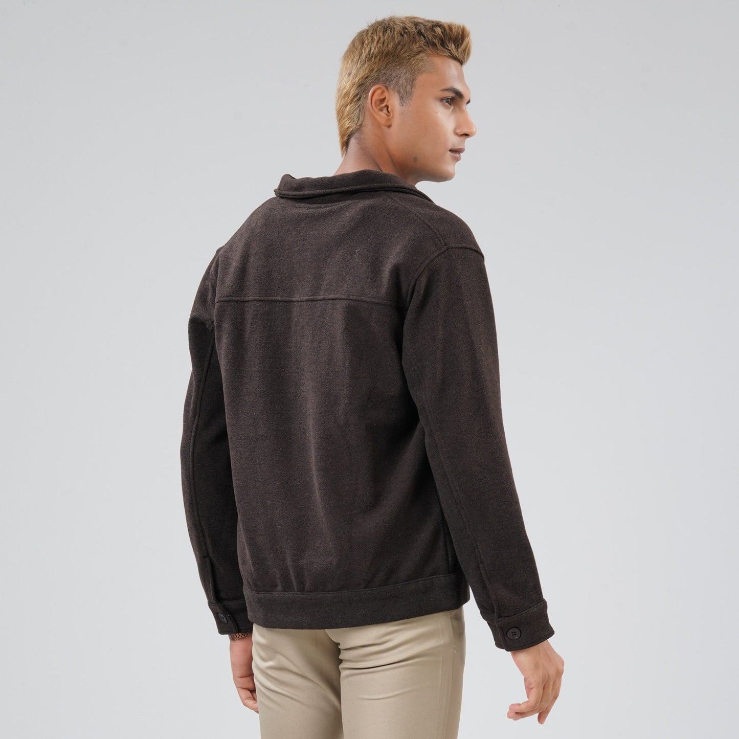 Mens Brown Shacket