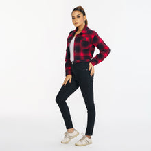 Load image into Gallery viewer, Women’s Red Check Shacket
