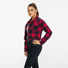 Load image into Gallery viewer, Women’s Red Check Shacket
