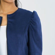 Load image into Gallery viewer, Women Navy Shacket
