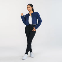 Load image into Gallery viewer, Women Navy Shacket
