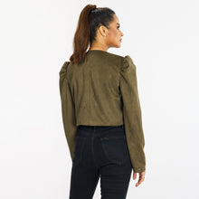 Load image into Gallery viewer, Women Olive Shacket
