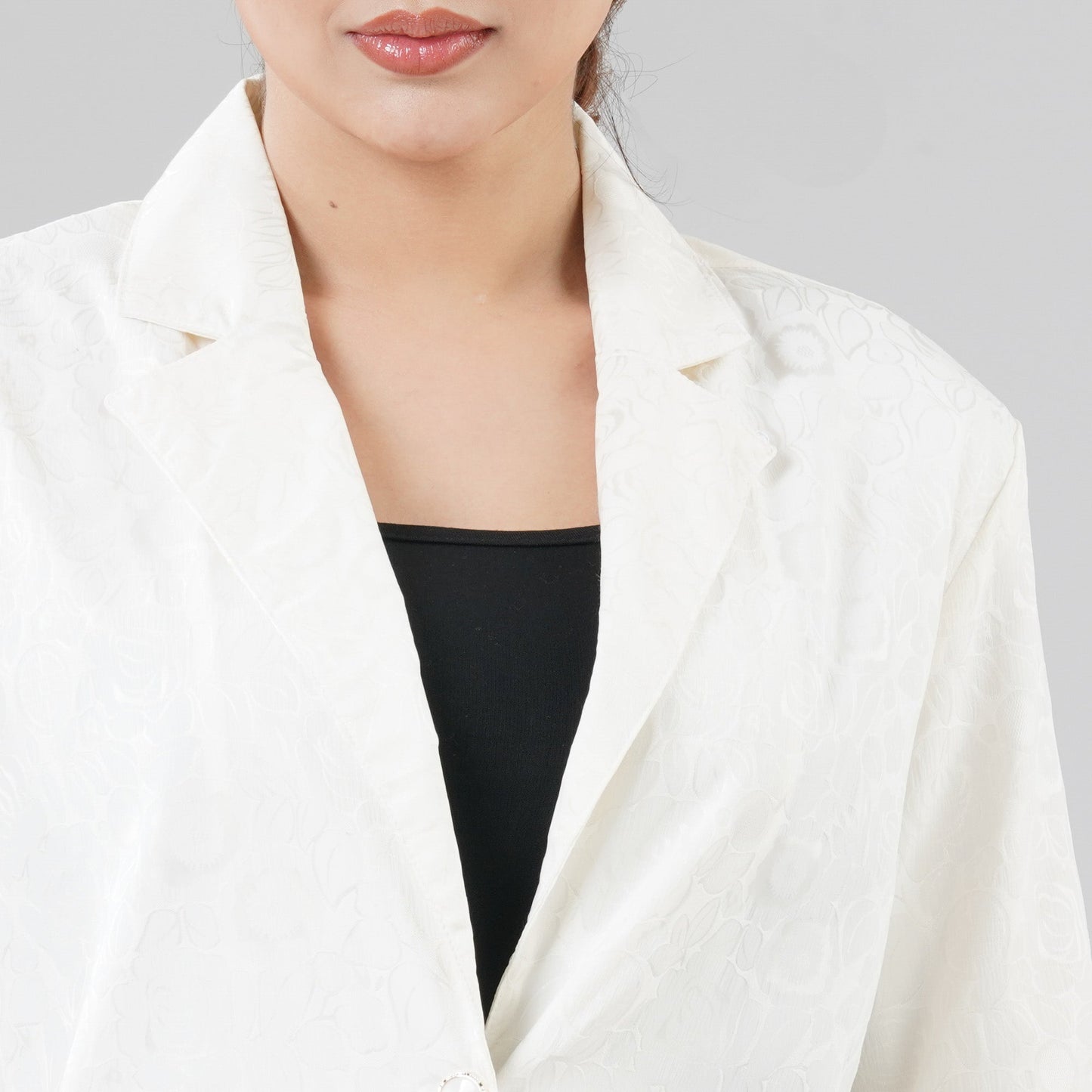 Womens White Shacket