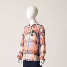 Load image into Gallery viewer, BOYS L/S SHIRT-ORANGE/BLUE
