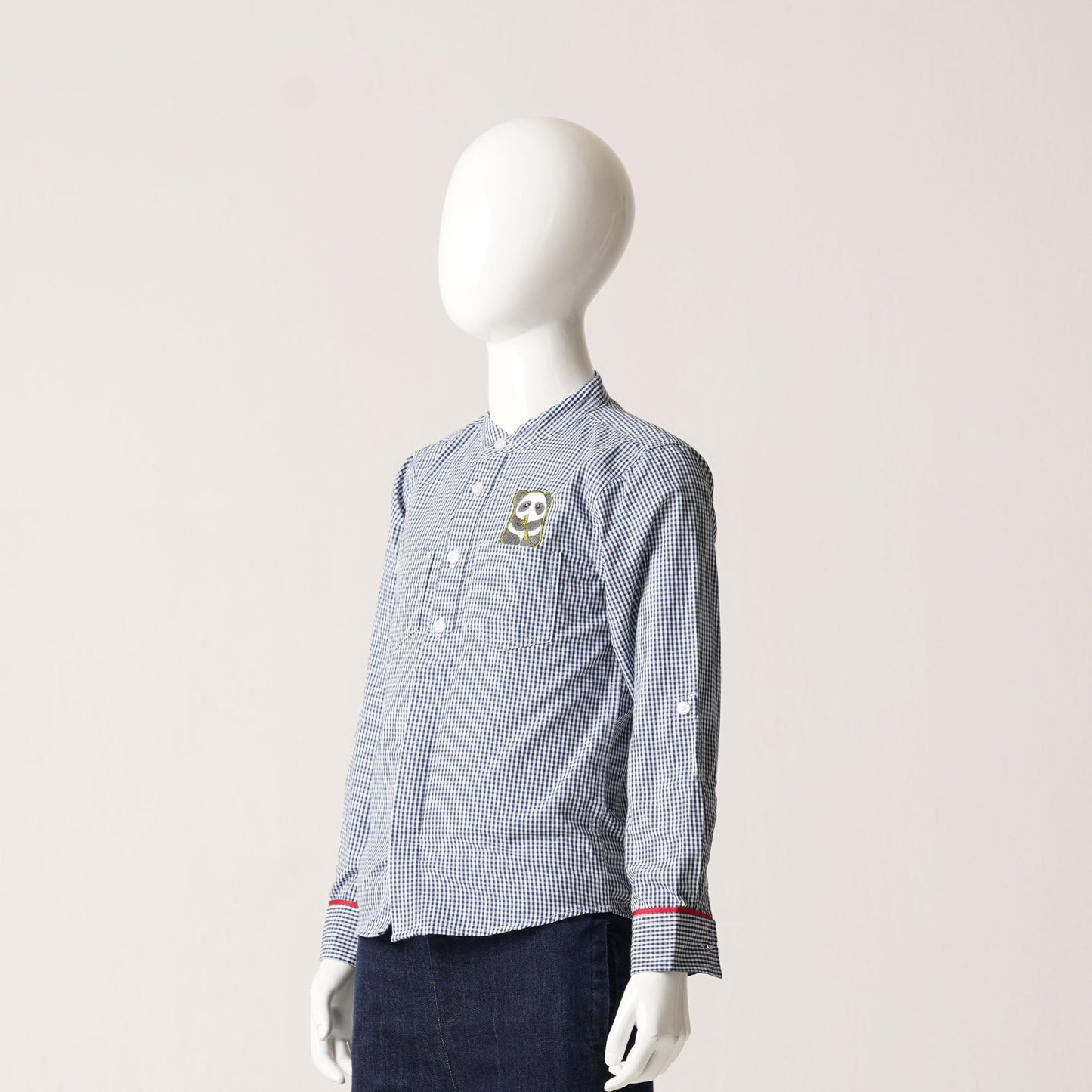 Baby White & Navy Shirt