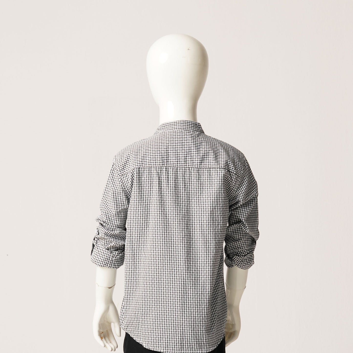 Baby Boys Shirt-White/Black