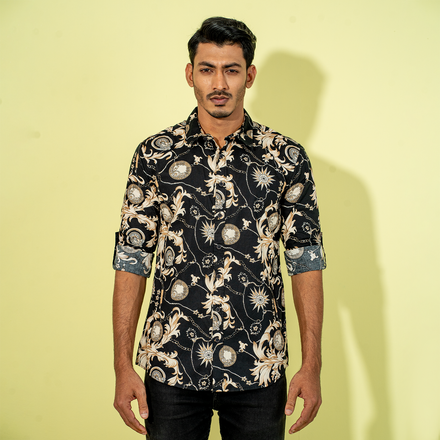 Men's Black Casual Shirt