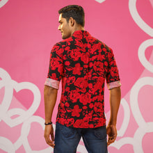 Load image into Gallery viewer, Men&#39;s Red-Black Printed Shirt
