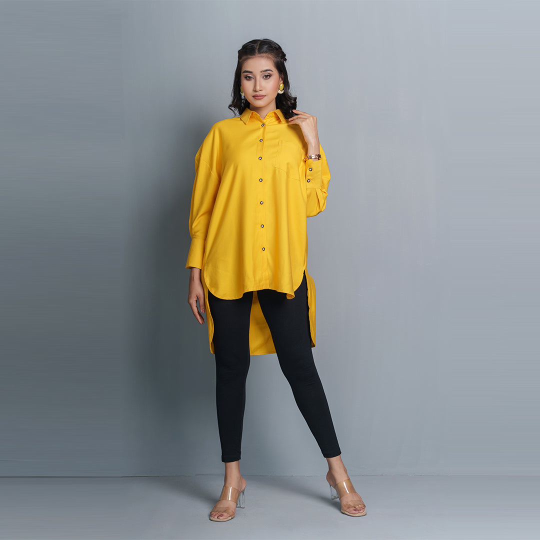 Ladies Shirt- Yellow