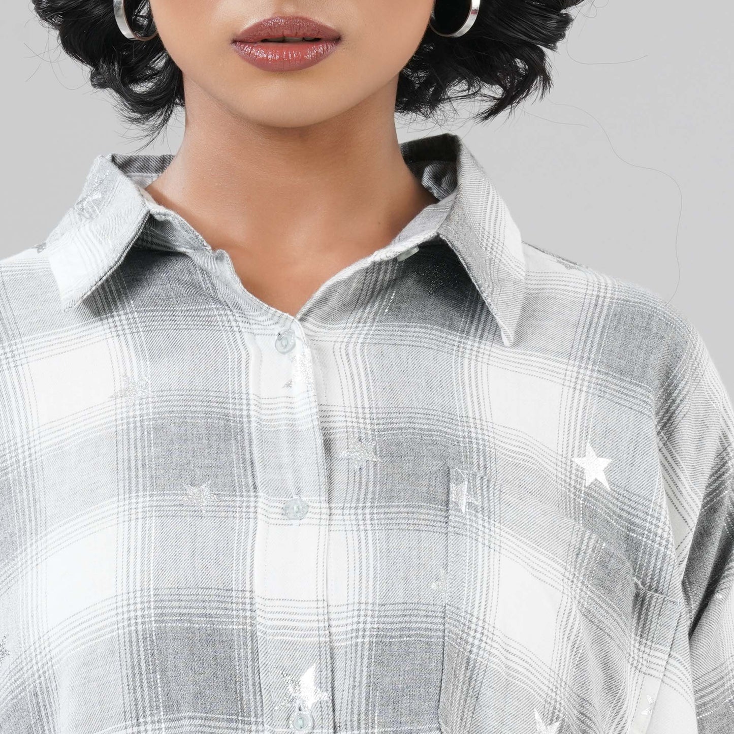 Womens Oversized Cotton Shirt