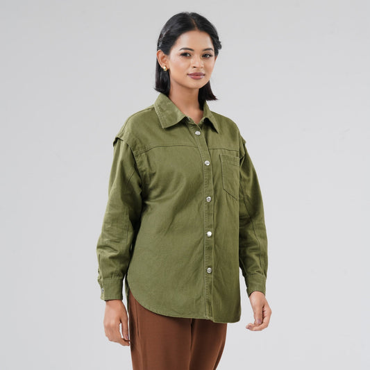 Womens Olive Shirt
