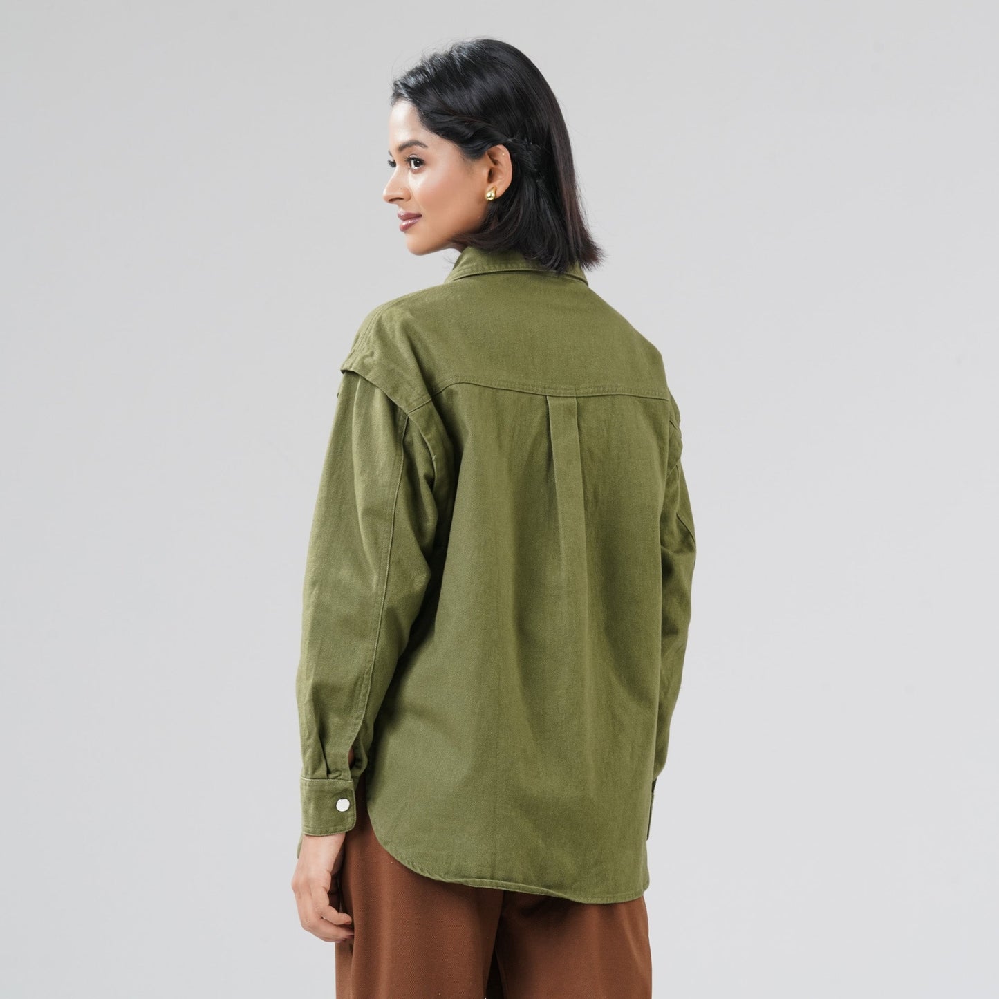 Womens Olive Shirt