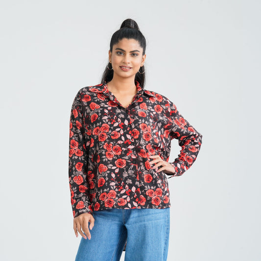 Women Viscose Printed Shirt