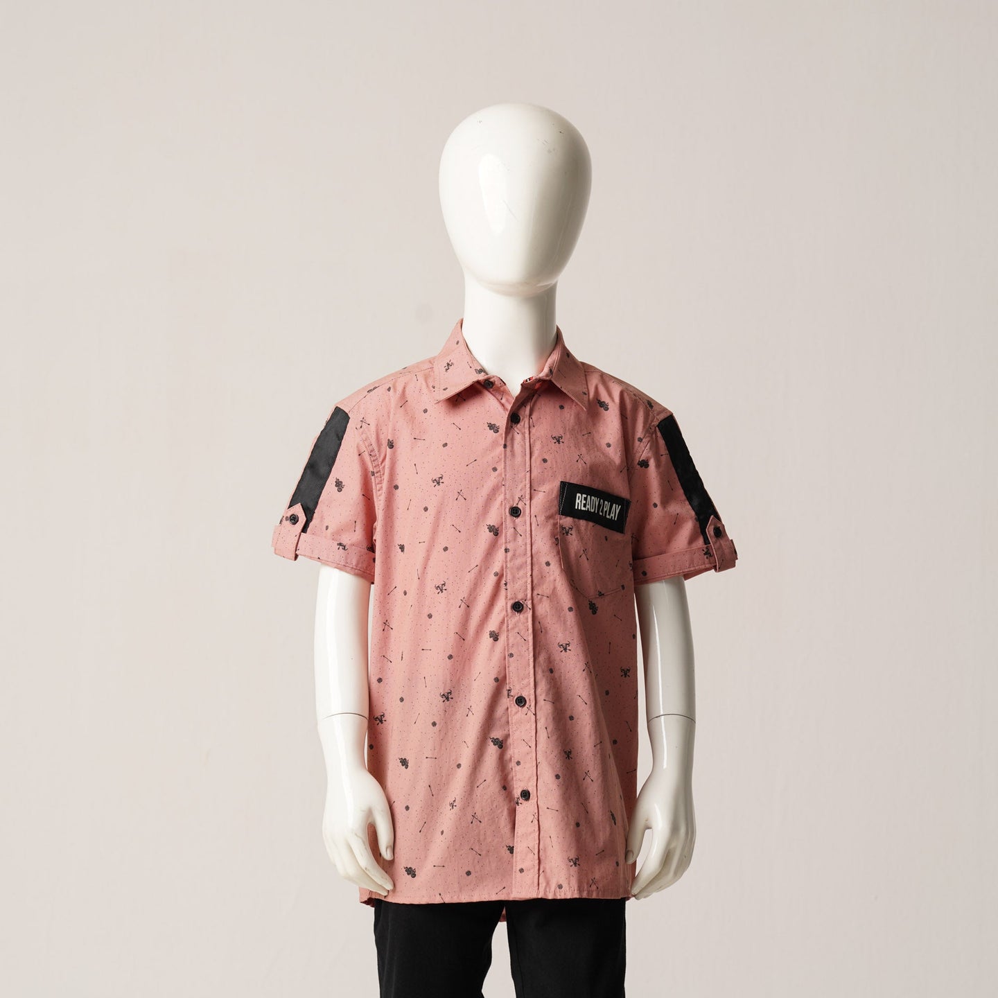 BOYS SHIRT-ROSE PINK