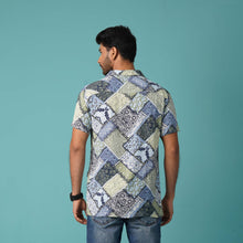 Load image into Gallery viewer, Men&#39;s Navy-White Hawaii Shirt
