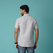 Load image into Gallery viewer, Men&#39;s Grey Short Sleeve Shirt
