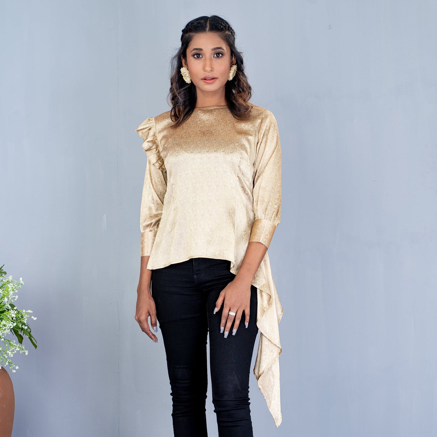 Womens Golden Tops