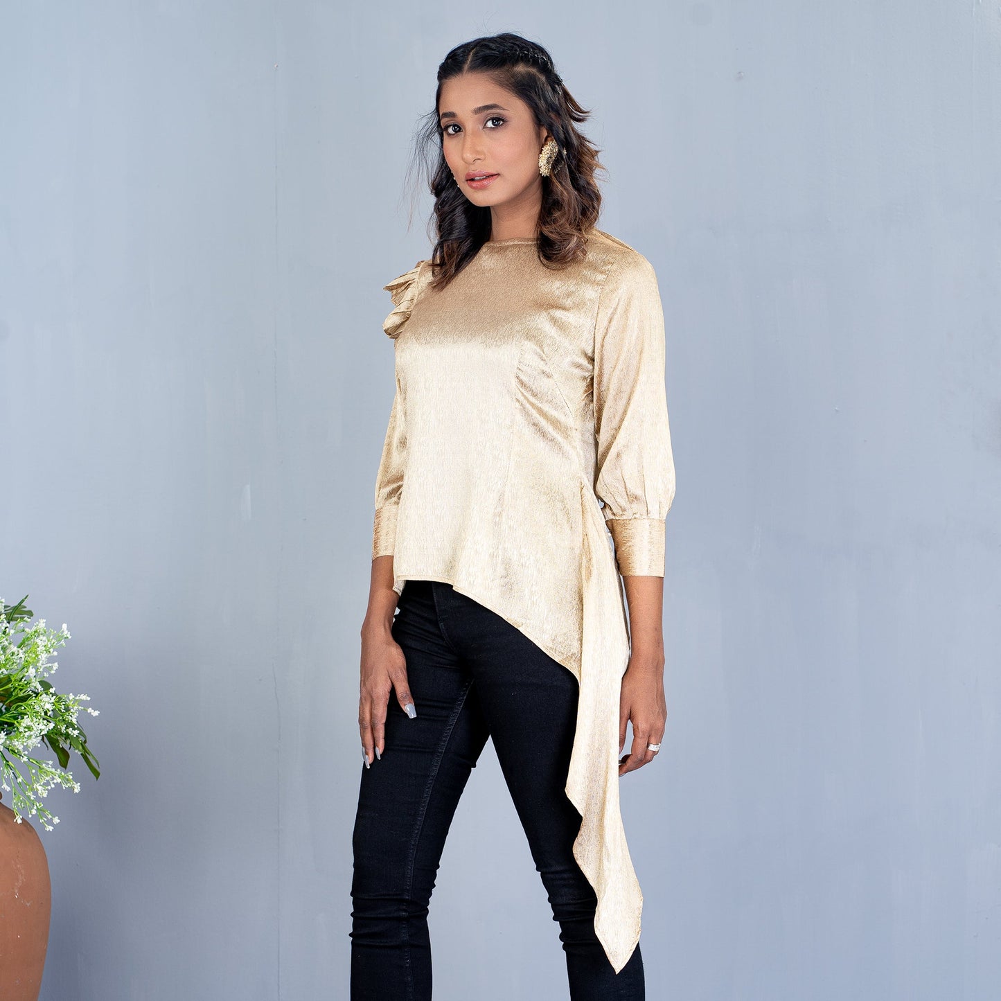 Womens Golden Tops