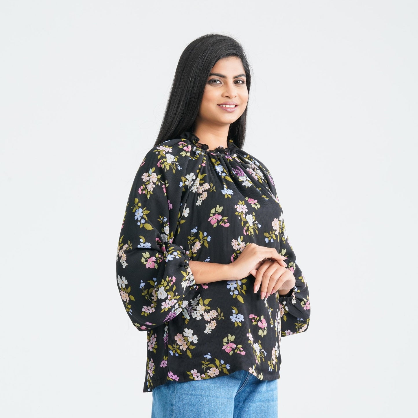 Women’s Blended Fabric Top