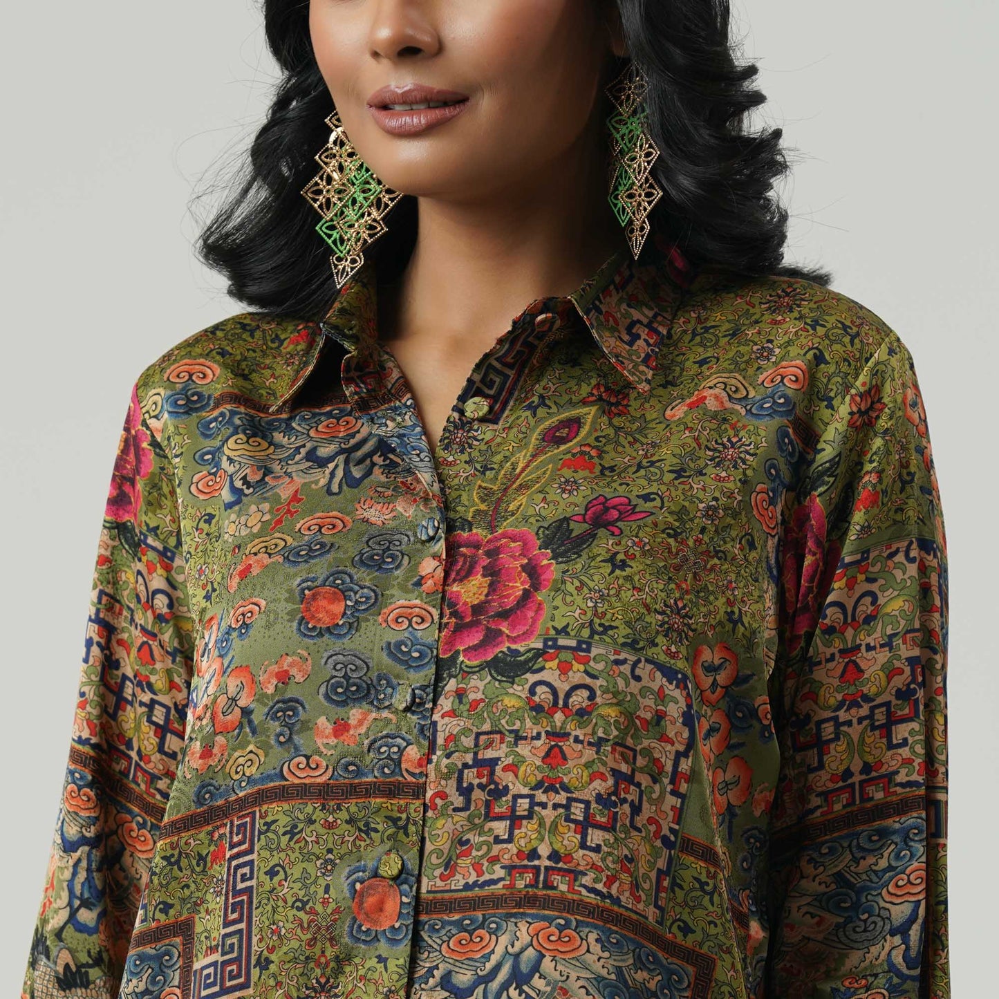 Womens Olive Co-ord Set