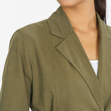 Load image into Gallery viewer, Women&#39;s Olive Trench Coat
