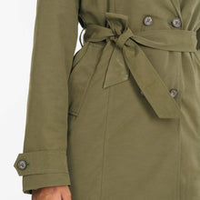 Load image into Gallery viewer, Women&#39;s Olive Trench Coat
